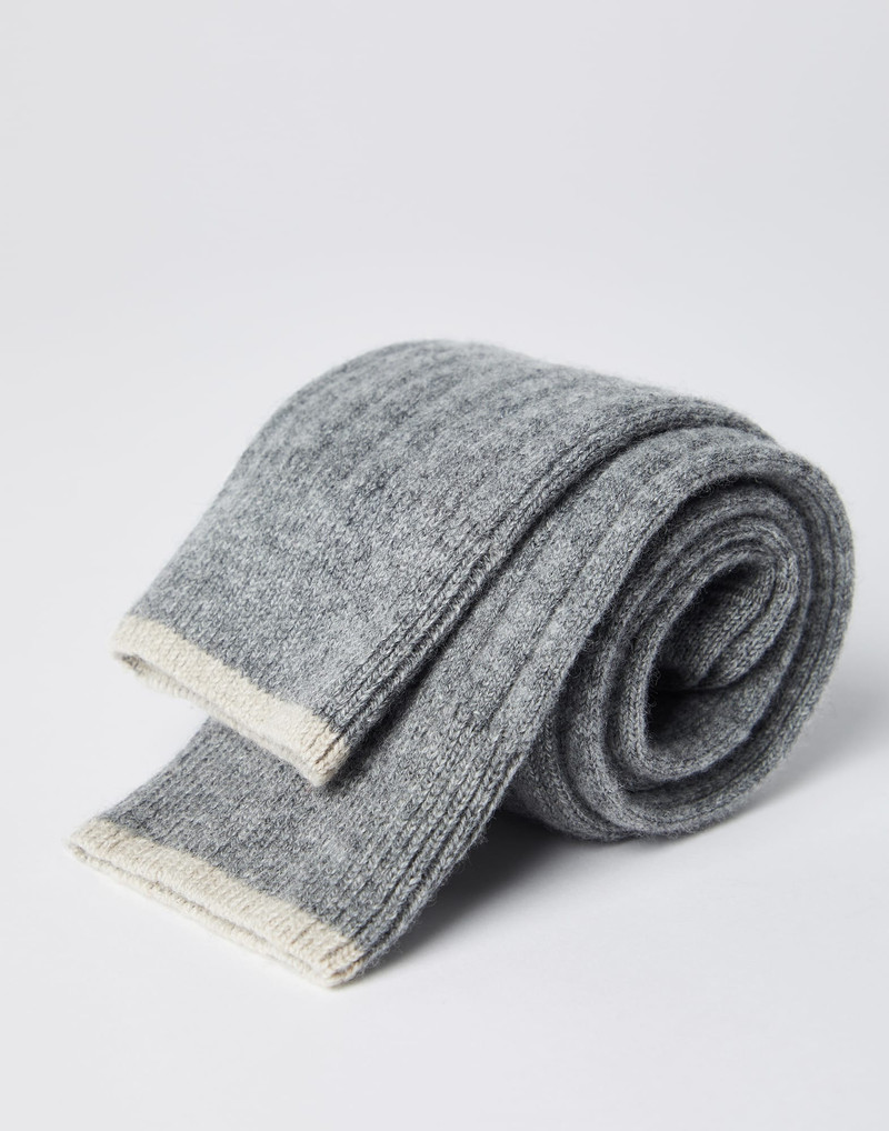 Brunello Cucinelli Cashmere rib knit socks outlook