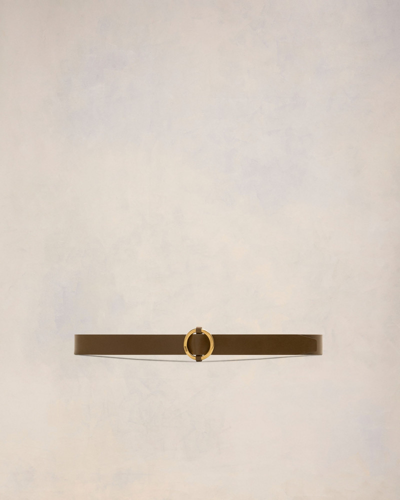 AMI ROUND BUCKLE BELT 30 MM 1