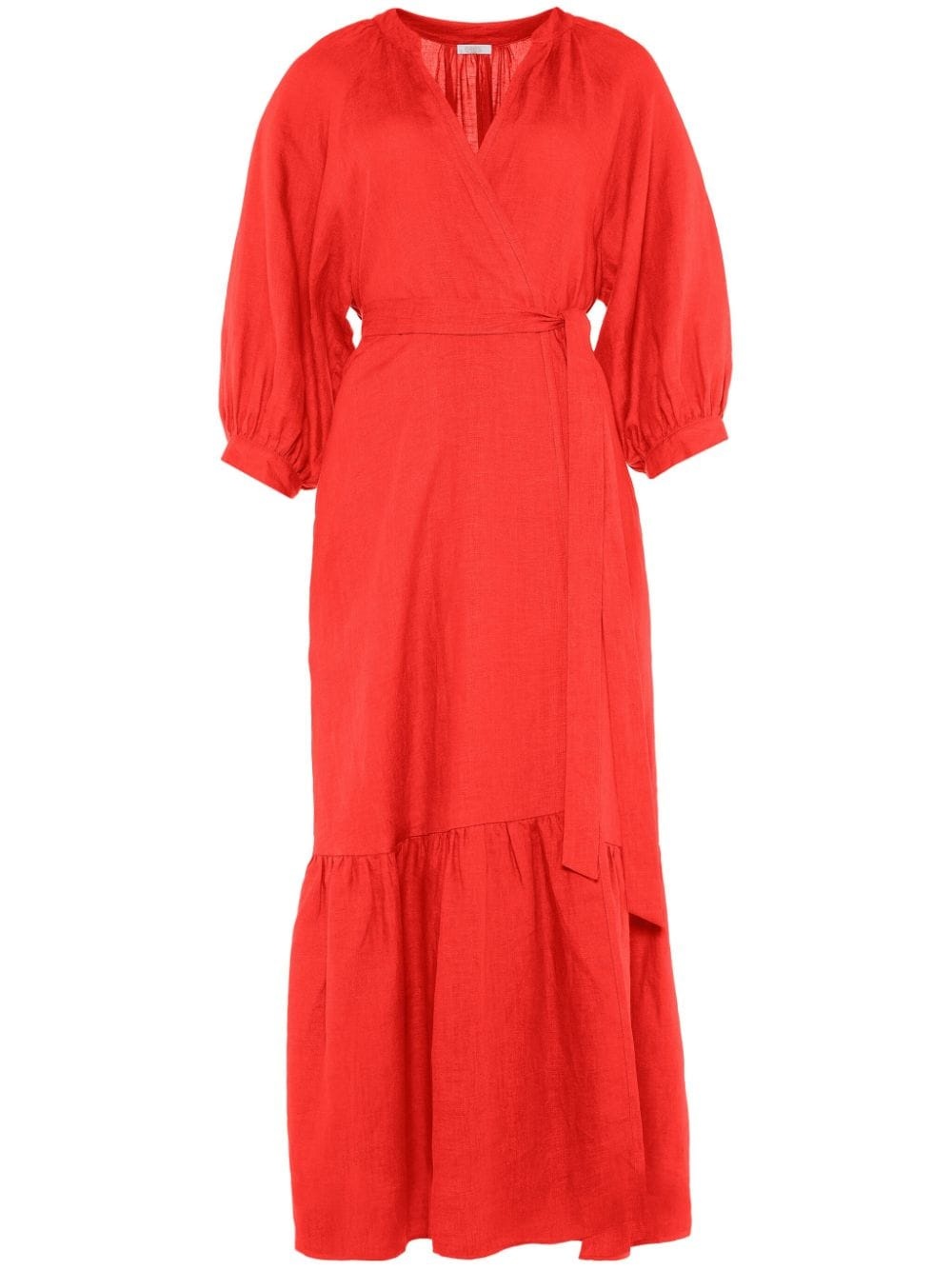 Joie linen wrap dress - 1