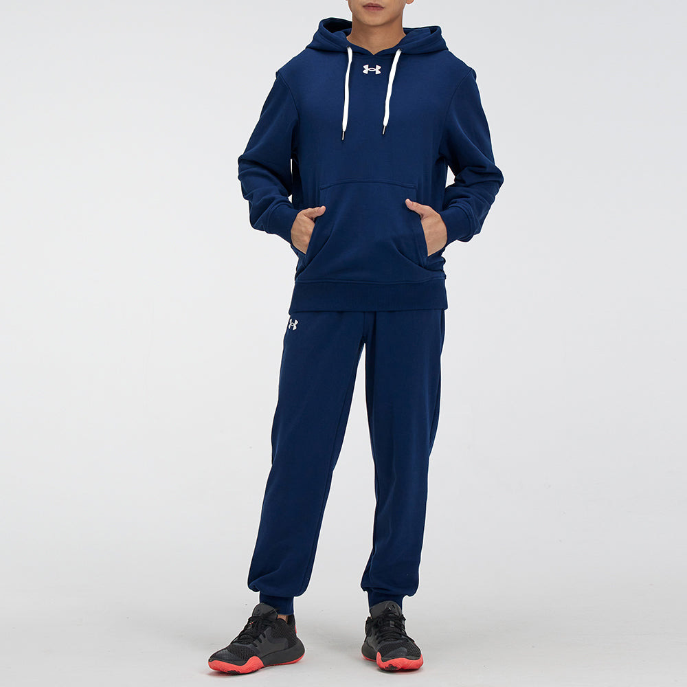 Under Armour Hustle Fleece Hoodie 'College Blue' 21600303-408 - 3