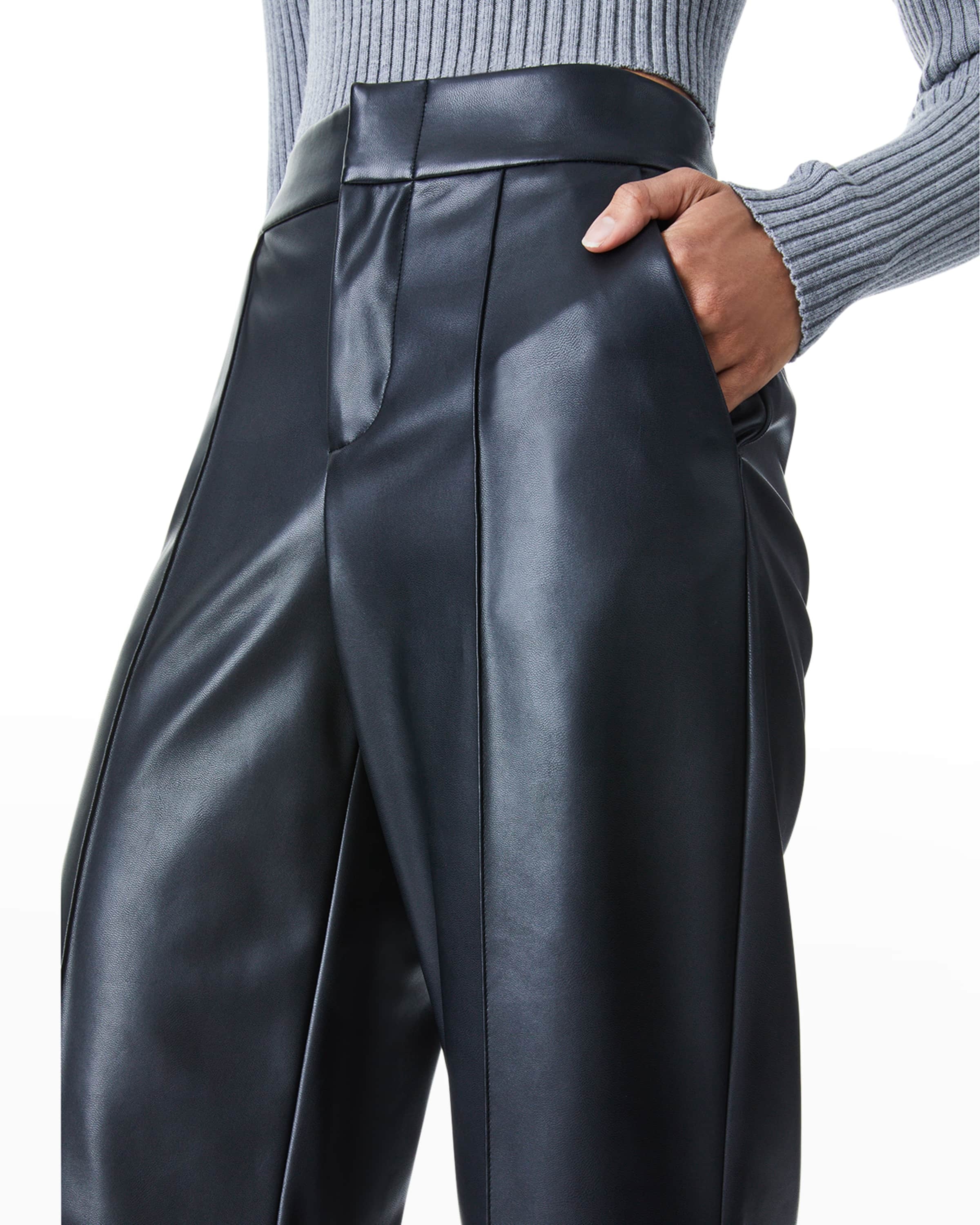 Dylan High-Waist Faux-Leather Pants - 5