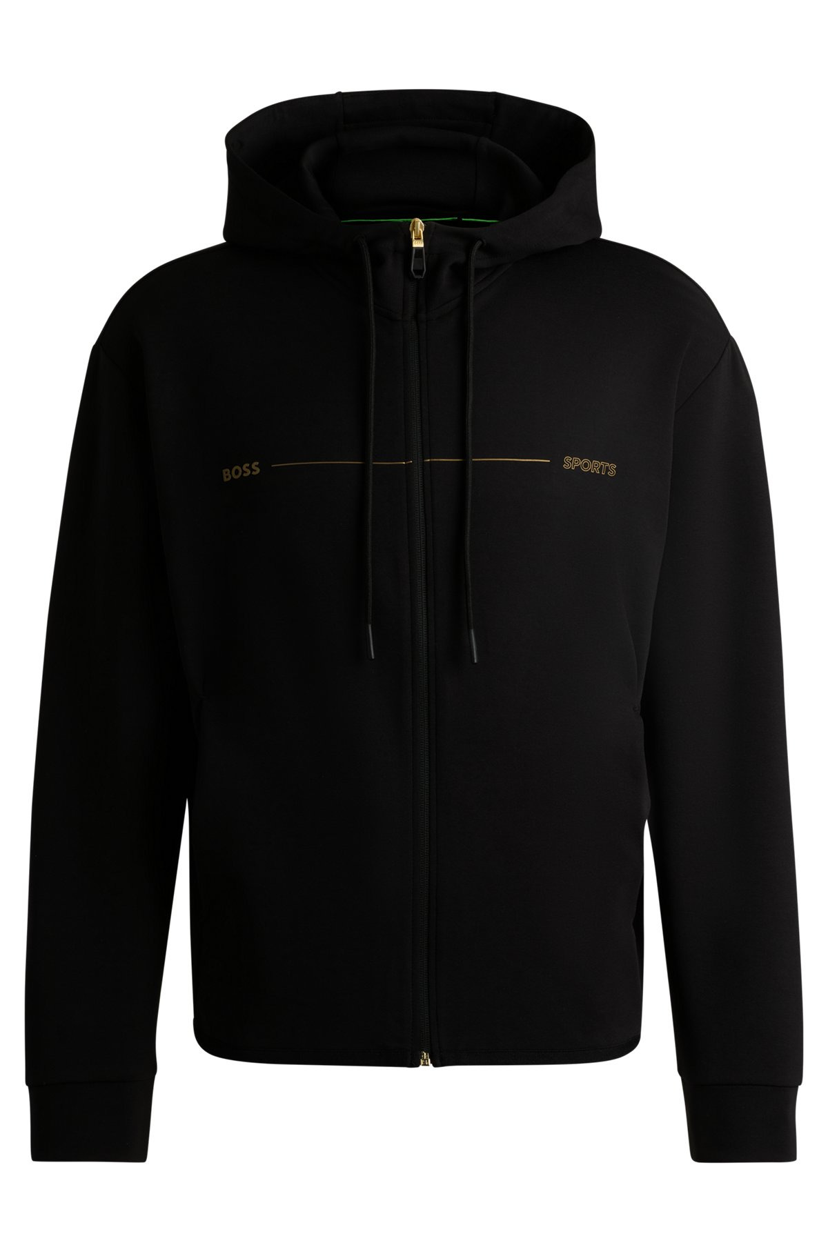 ZIP-UP HOODIE WITH PRINTED ARTWORK - 1