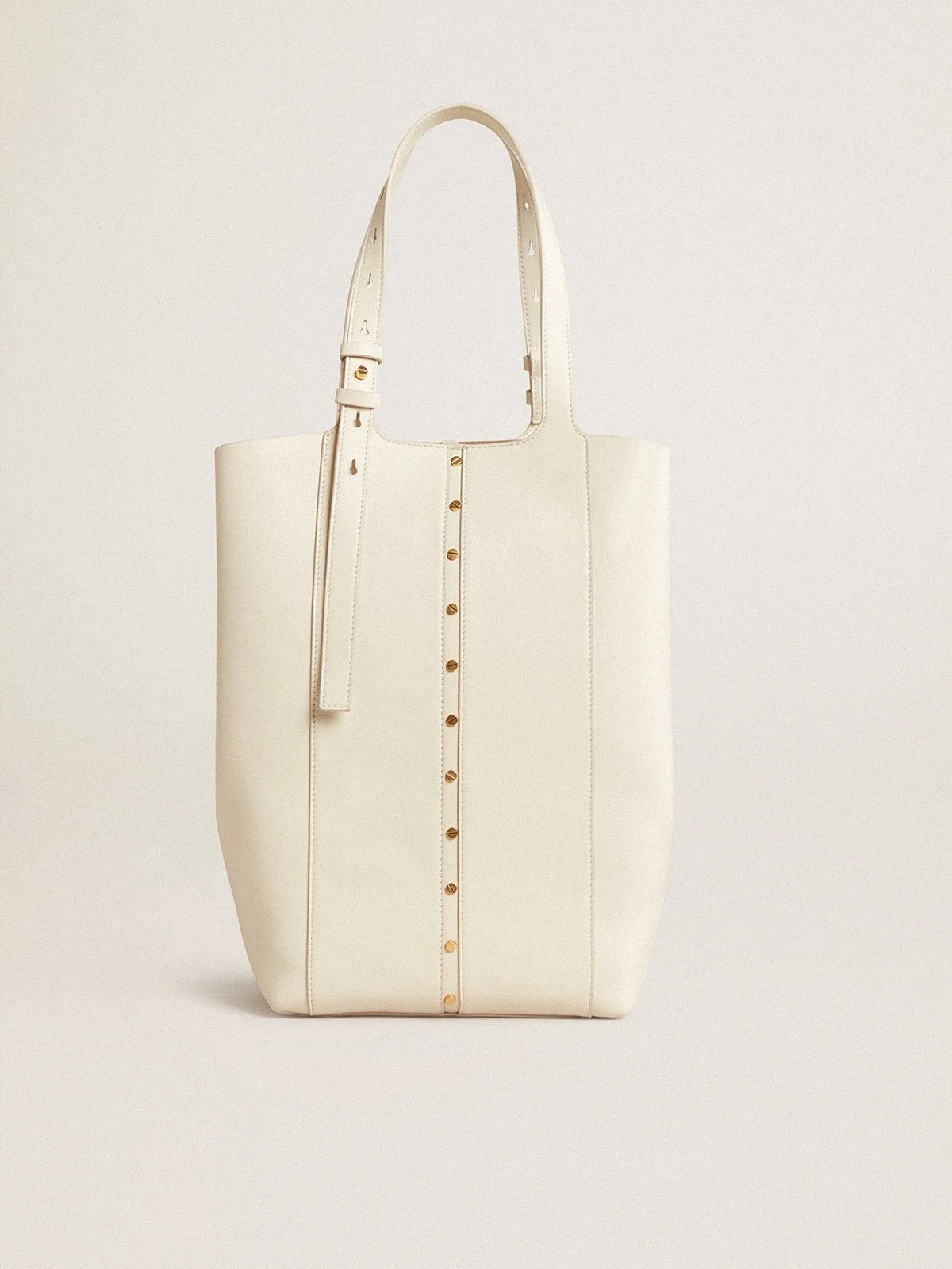 24/7 Bag in butter-colored leather with adjustable handles - 1