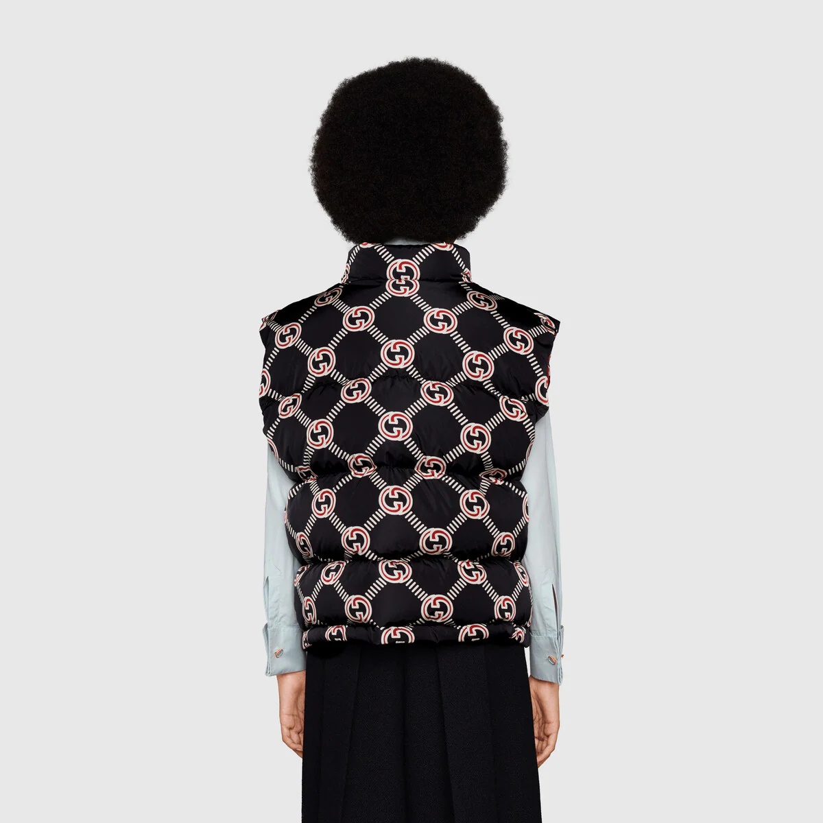 Interlocking G down padded vest - 4