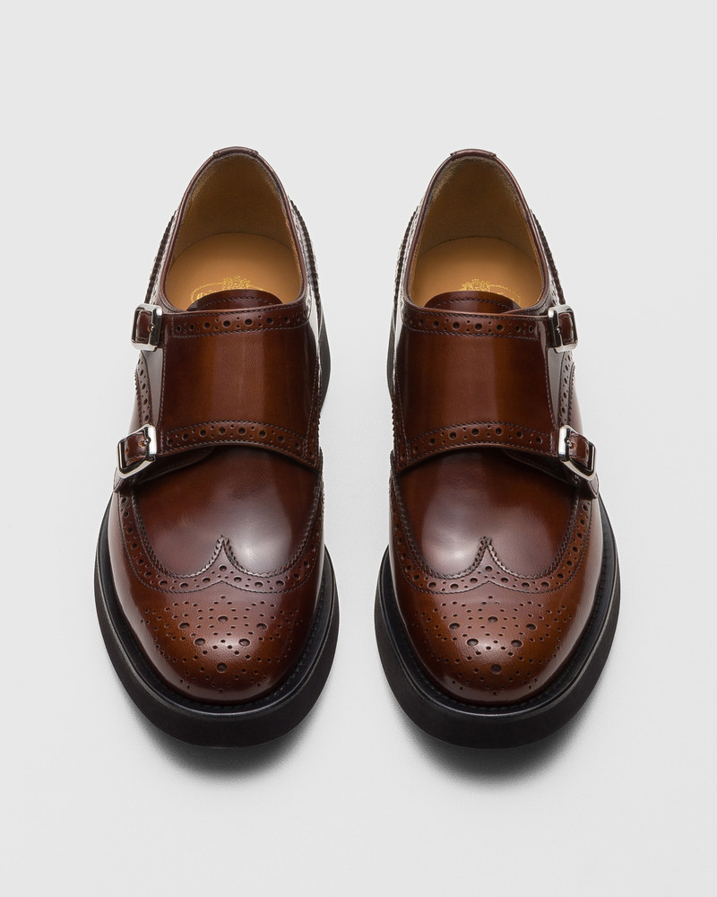 Polished Fumé Monk Strap 5