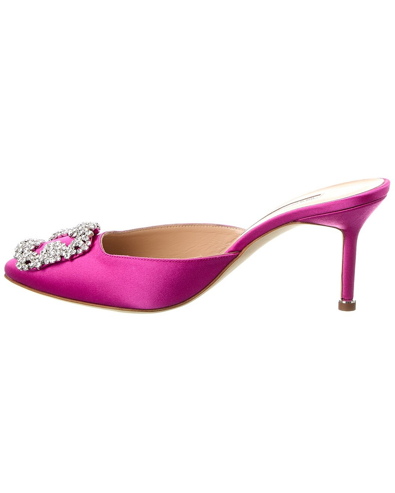 Manolo Blahnik Manolo Blahnik Hangisimu 70 Satin Mule outlook