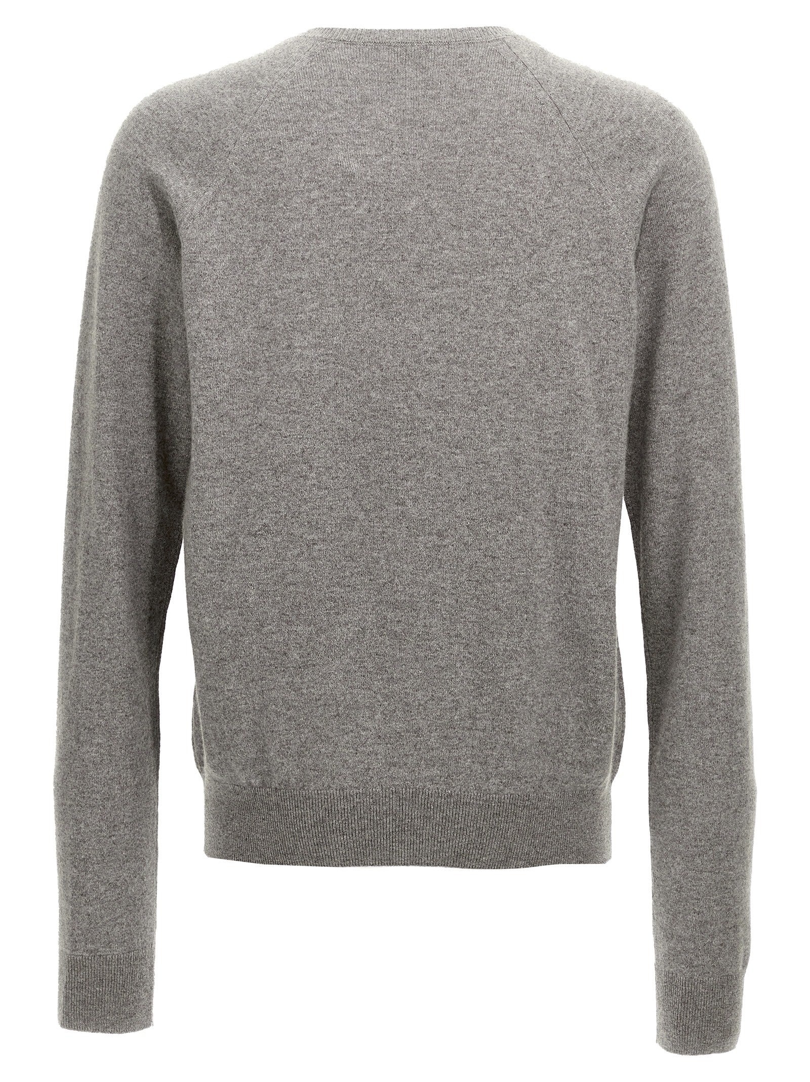 Saint Laurent Men Logo Embroidery Sweater - 2