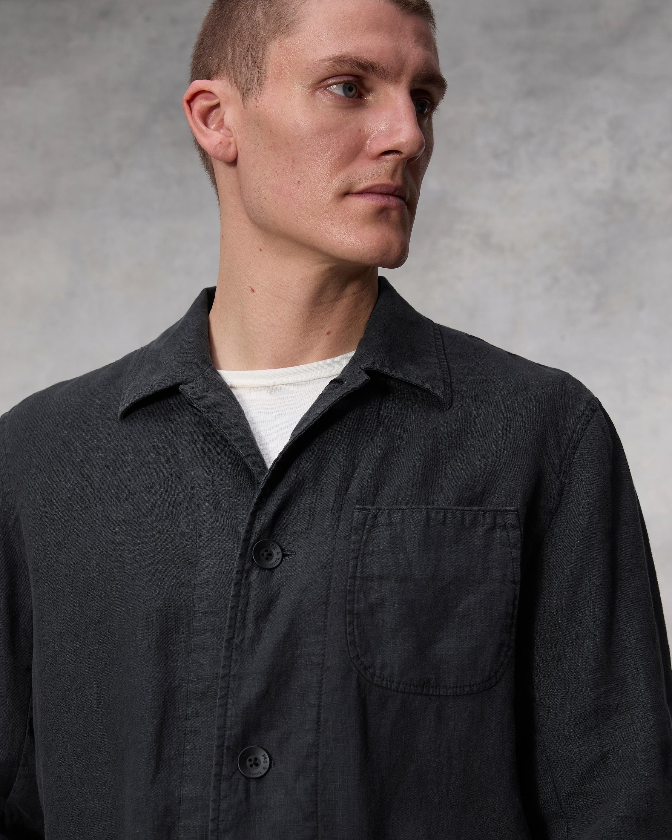 Evan Linen Chore Jacket - 6