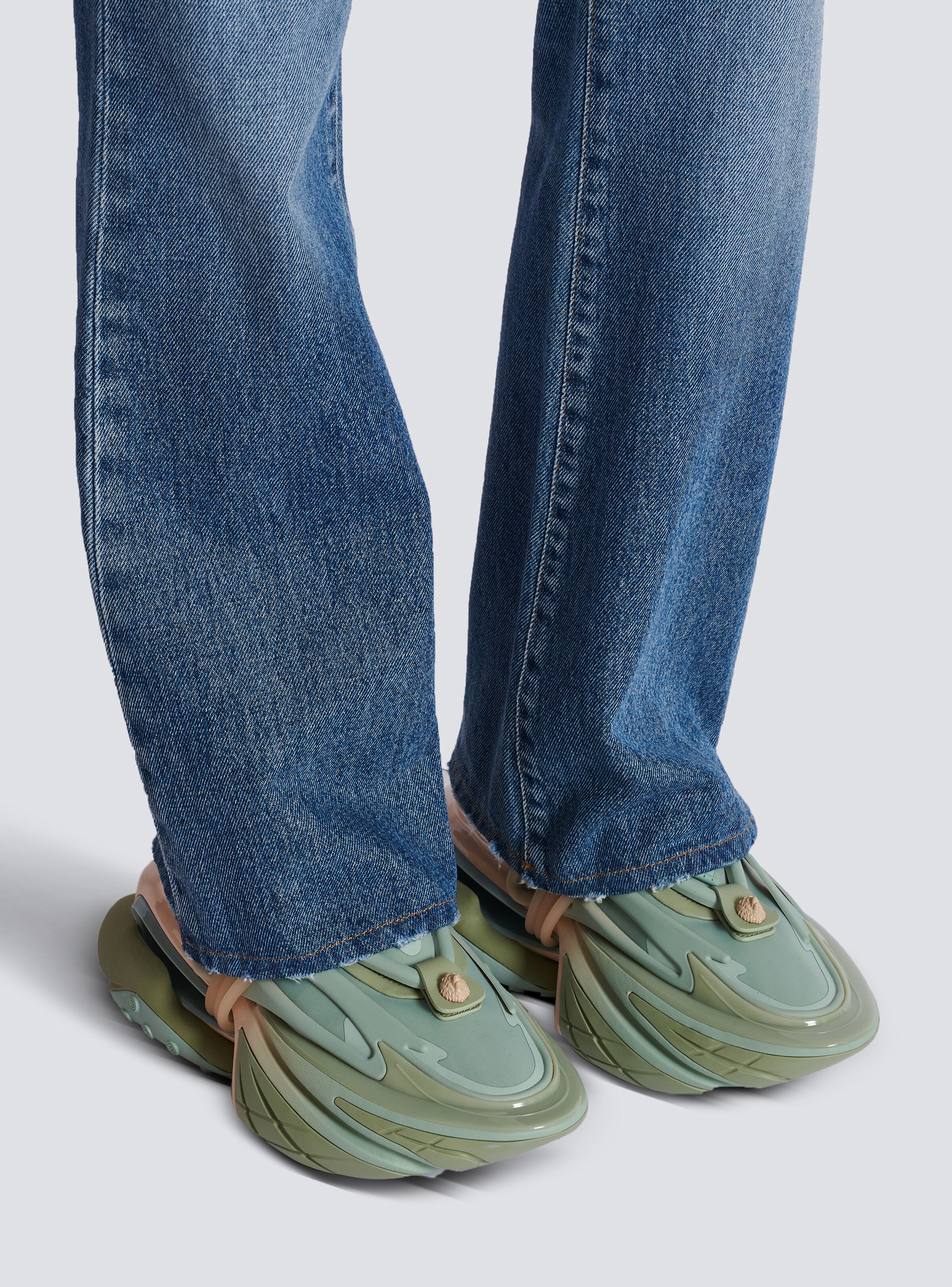 Unicorn trainers in neoprene and calfskin - 9