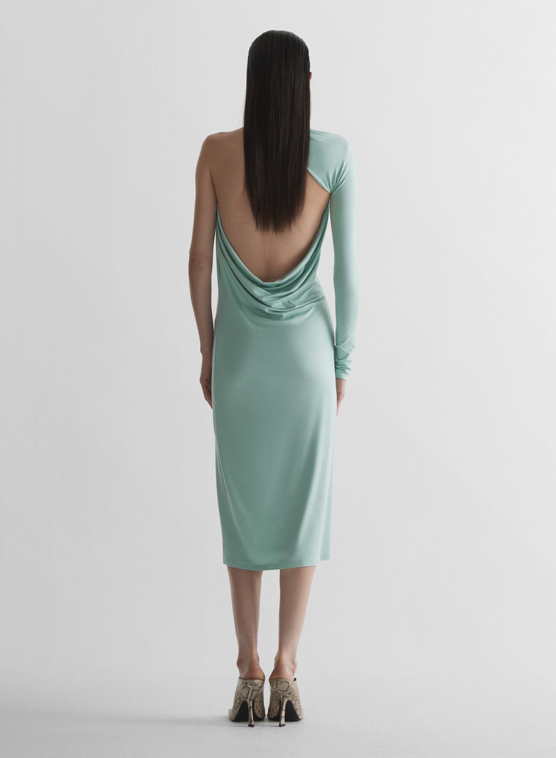 Draped jersey loop dress 3
