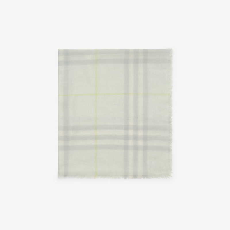 Burberry Wide Check Wool Scarf outlook