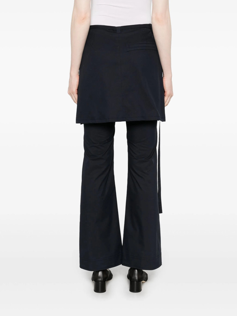 Layered Wrap Trousers 4