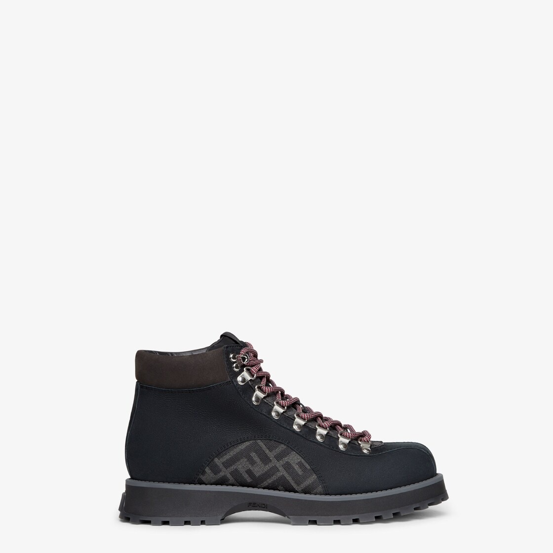 Dark gray nubuck leather boots - 1
