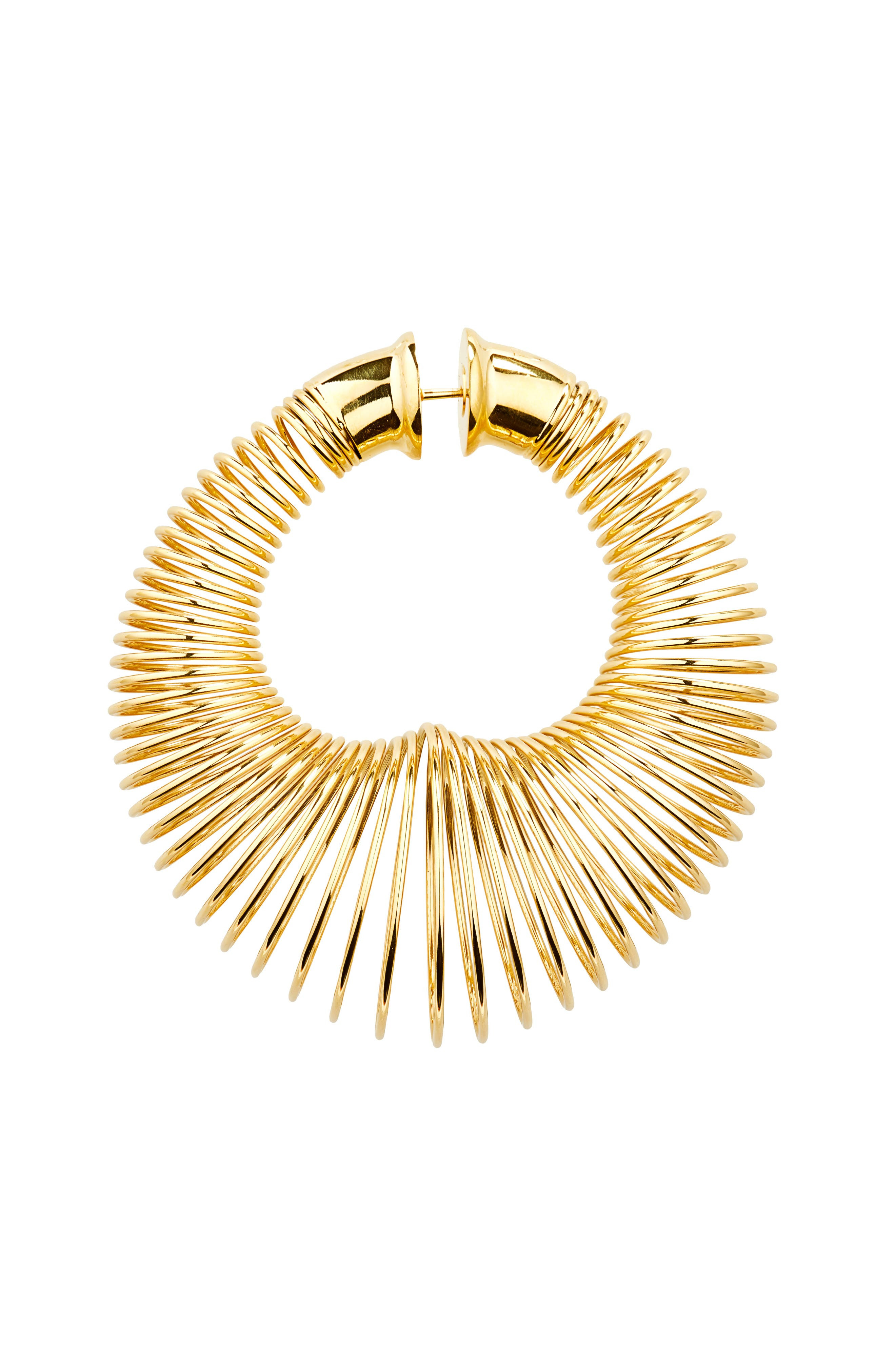 Alaïa Spiral Hoop Earrings in Or at Nordstrom - 3