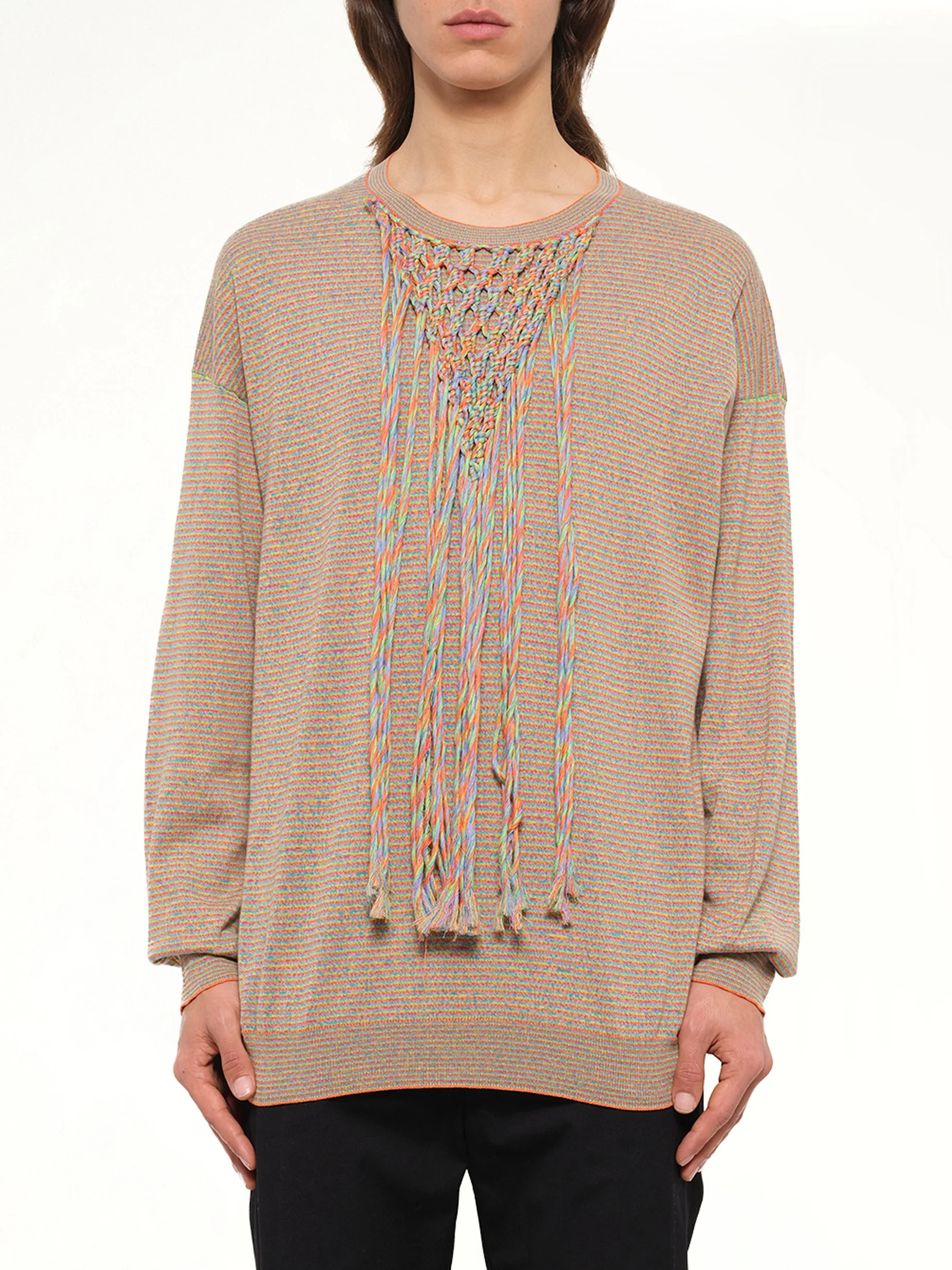 Loewe x Paula Net Sweater in Multicolor - 1
