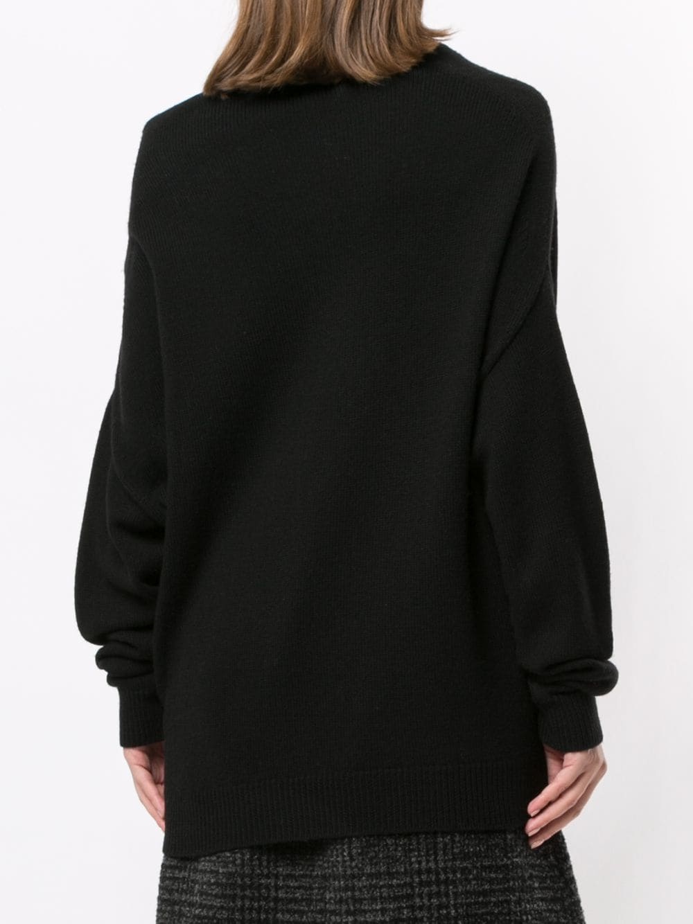 off-shoulder oversize jumper - 4