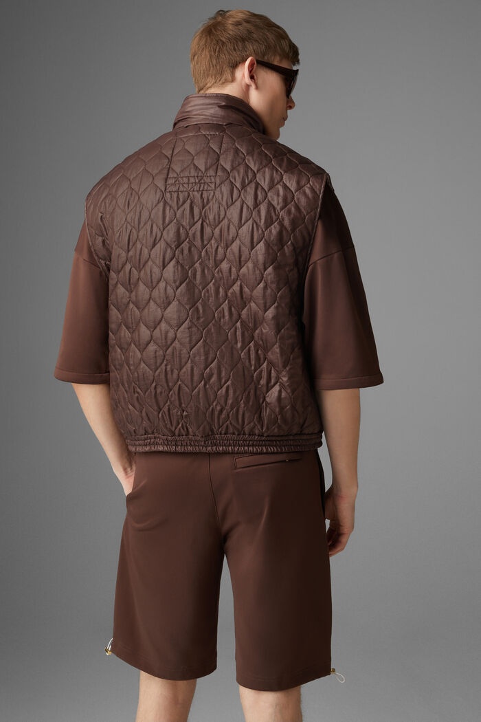 Pride Quilted waistcoat in Chocolate - 3