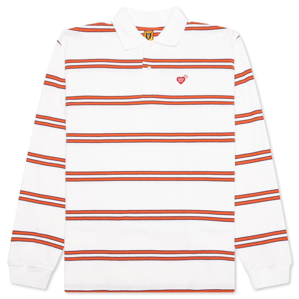 POLO L/S SHIRT - WHITE - 1