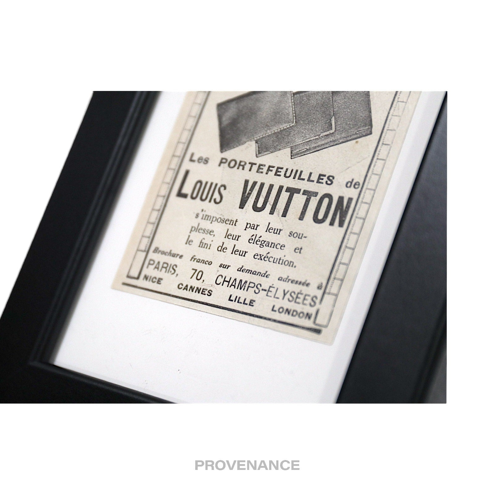 Louis Vuitton Antique Vintage Newsprint Ad - Wallets - 4