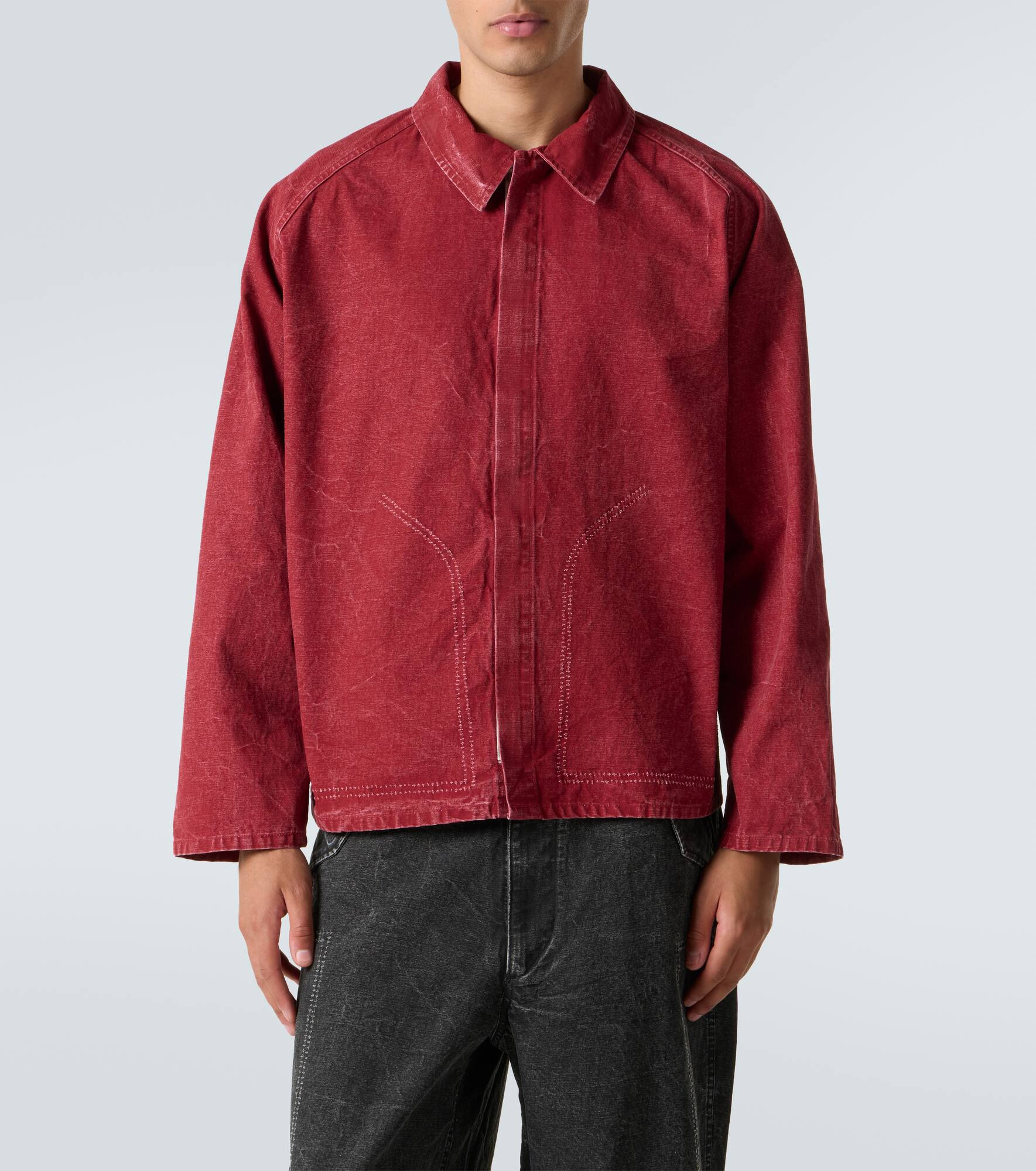 Cotton denim jacket - 3