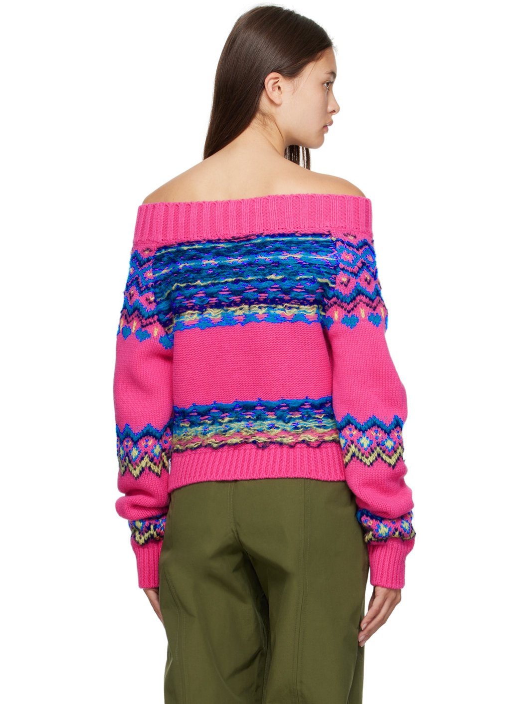 Pink Tako Nordic Sweater - 3