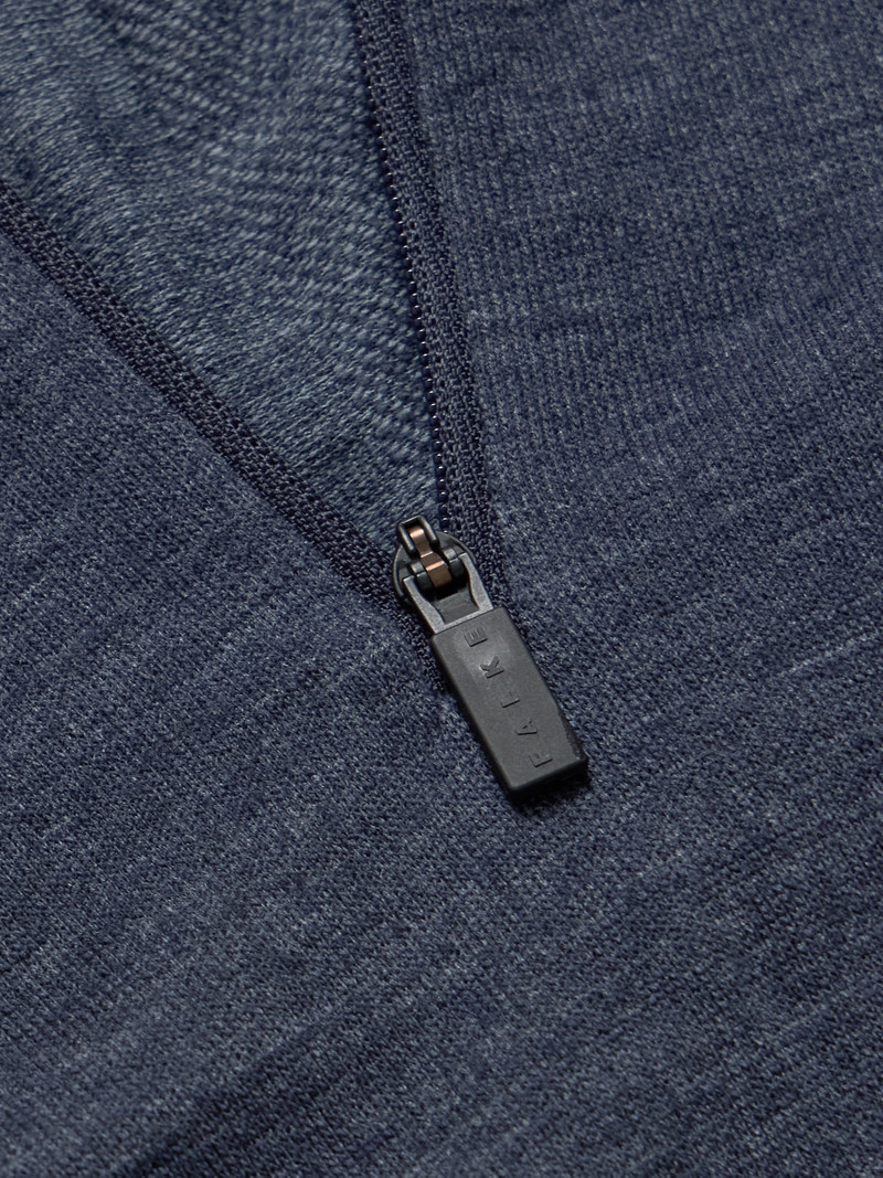 Printed Virgin Wool-Blend Half-Zip Ski Base Layer 5