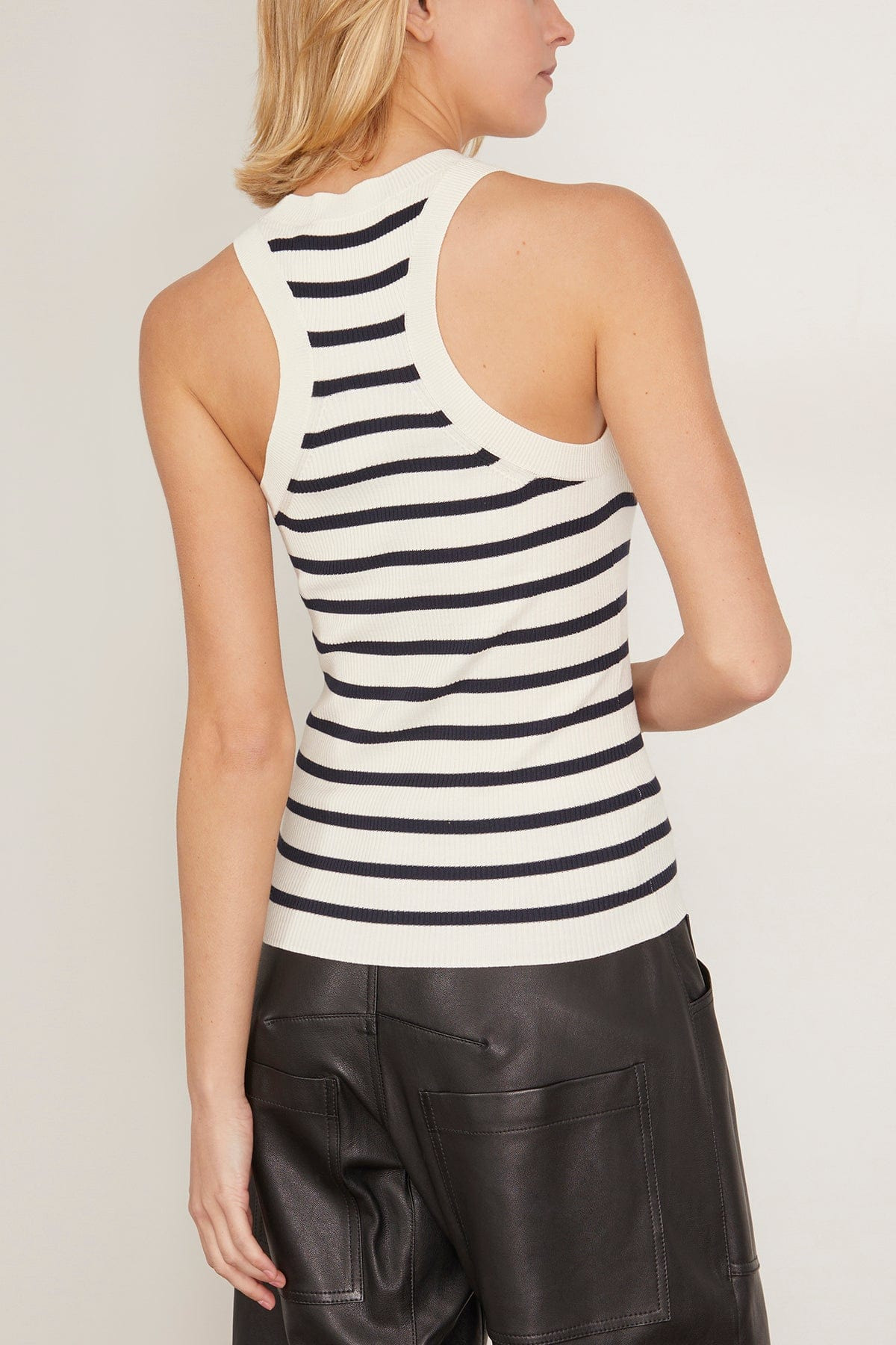 Edea Top in Ecru/Marine - 4