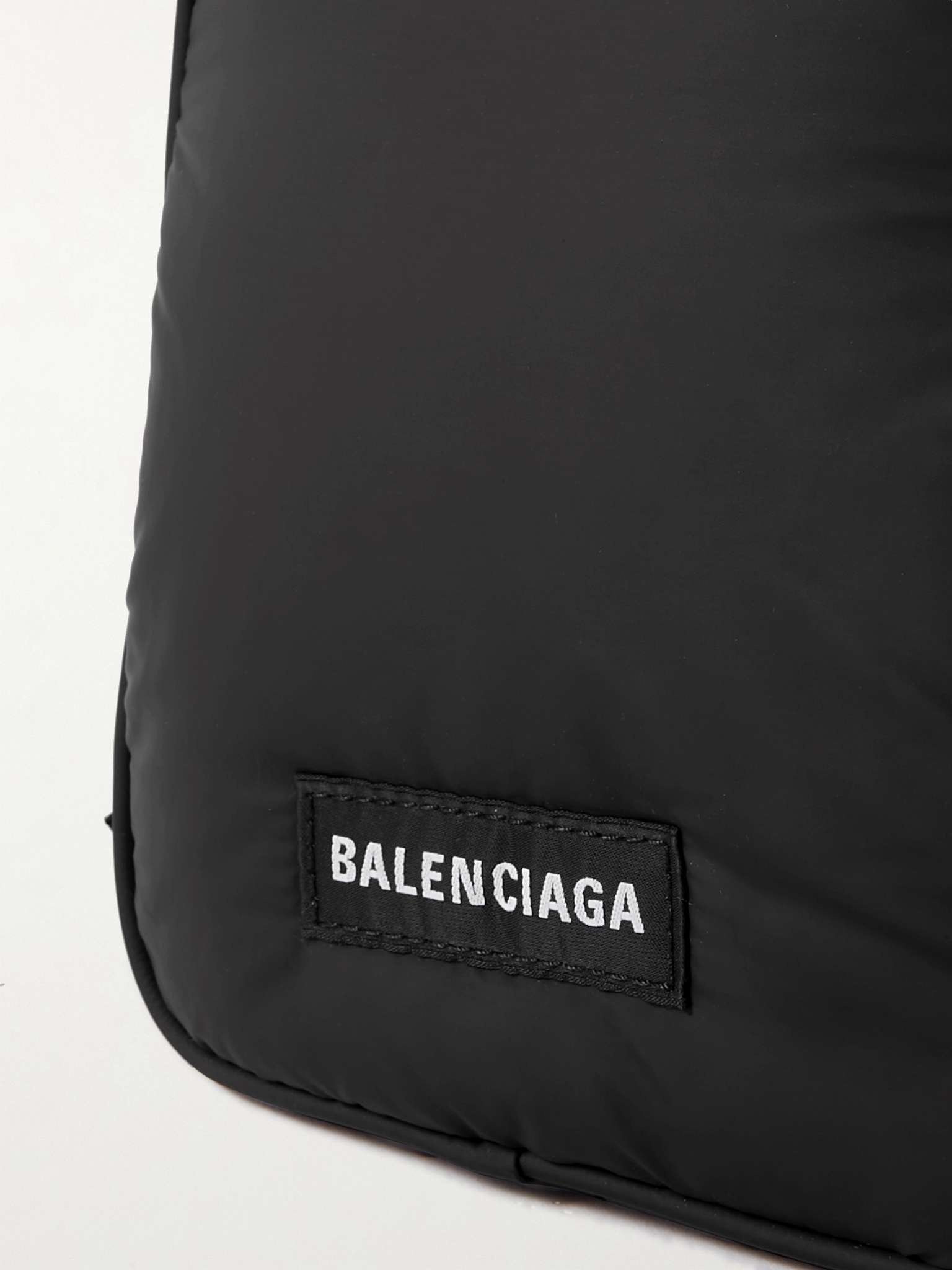 BALENCIAGA Explorer Logo-Appliquéd Padded Nylon Messenger