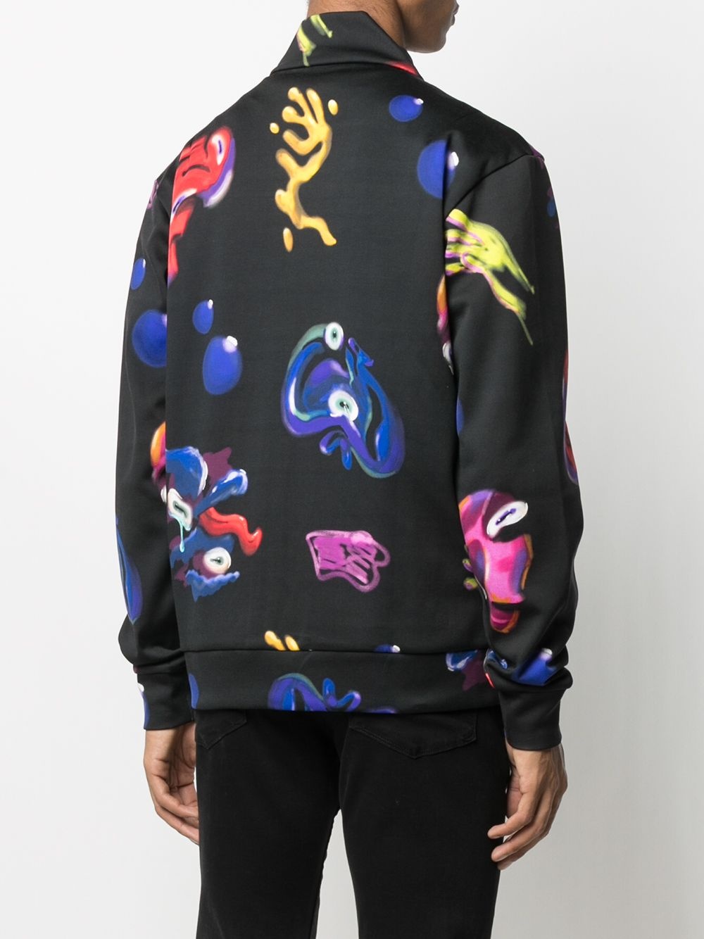 Crazy Faces print jacket - 4