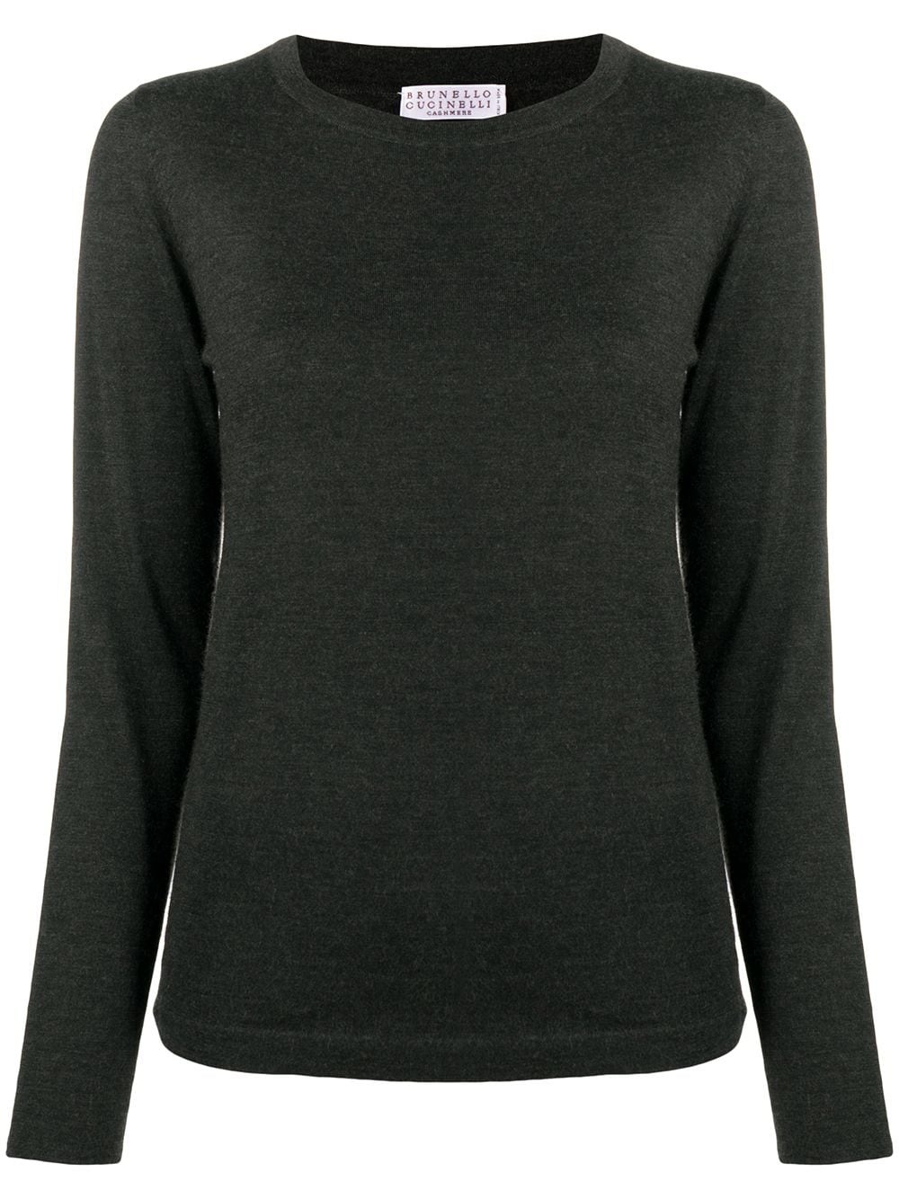 crew neck cashmere jumper - 1