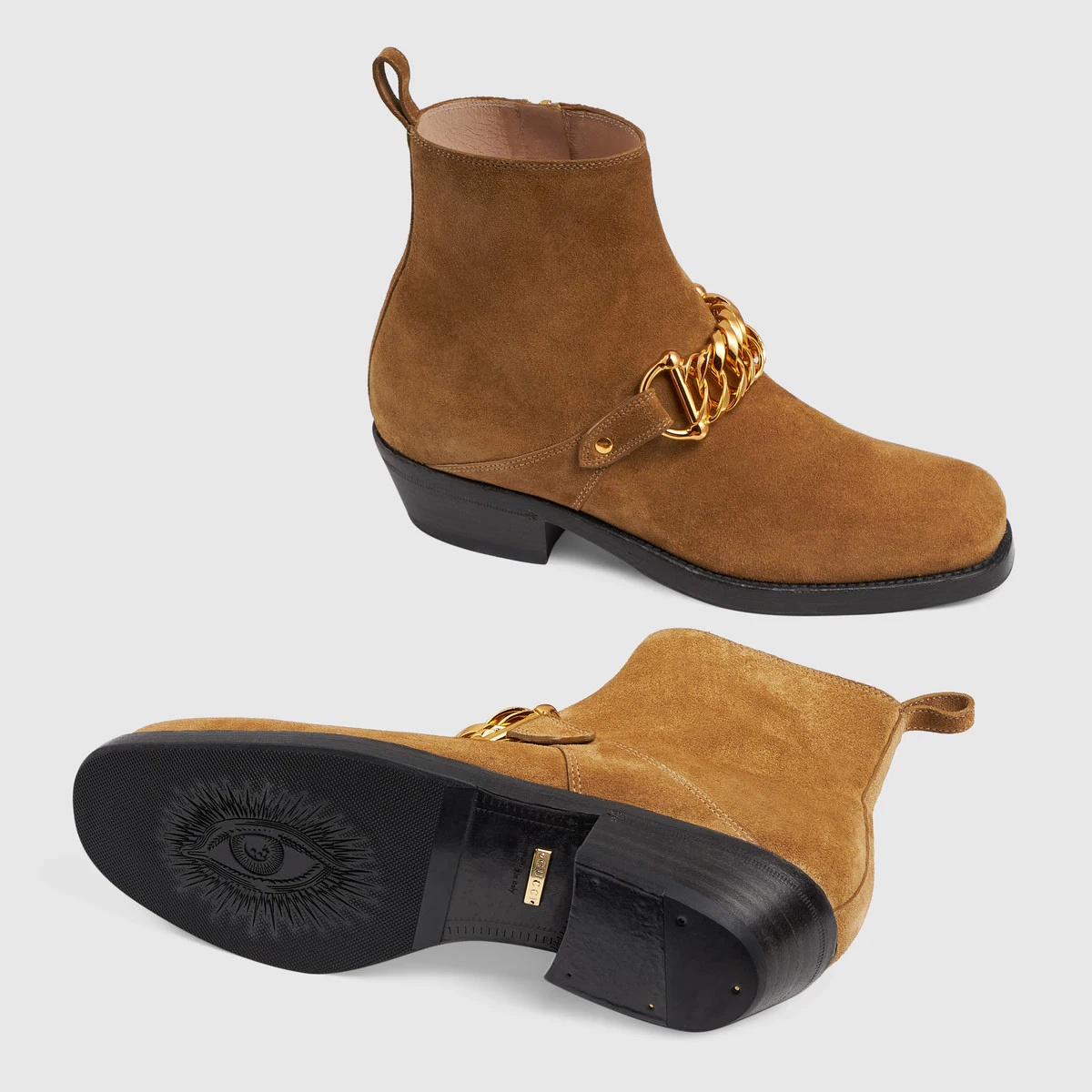 Women's ankle boot with chain - 5