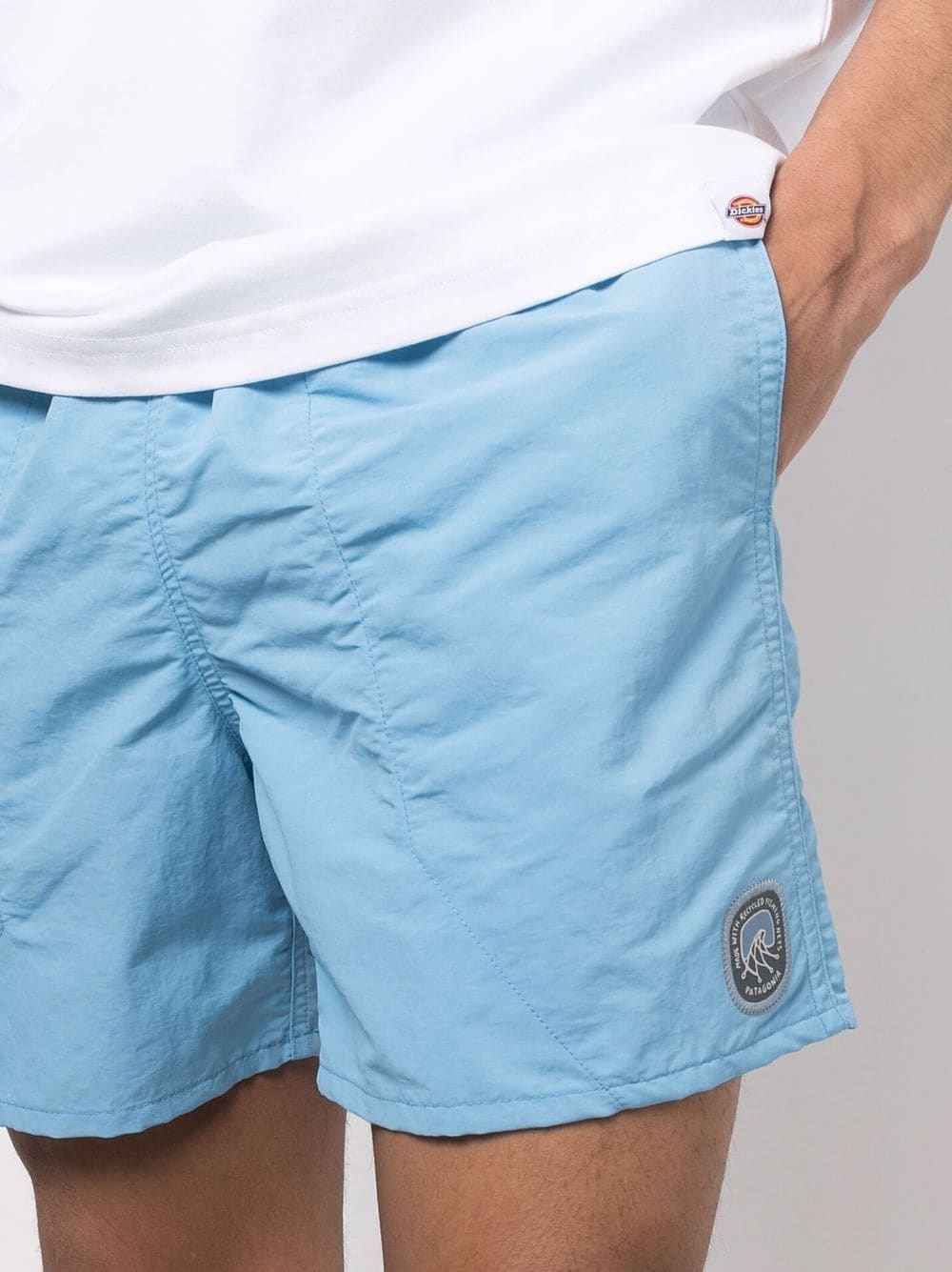 logo-patch track shorts - 5