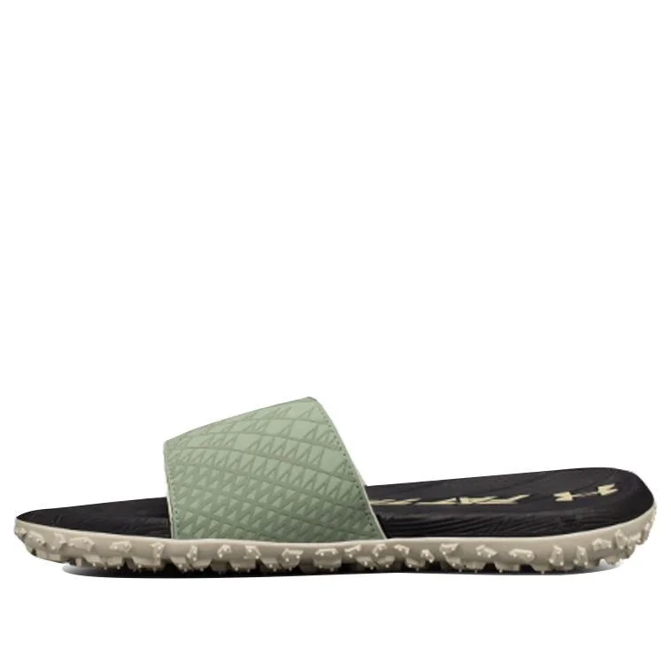 Under Armour Fat Tire Slippers Green 3000036-003 - 1