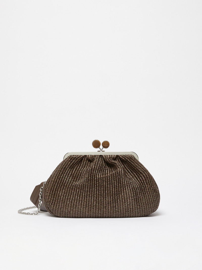 FORTUNA Medium raffia-effect Pasticcino bag 1