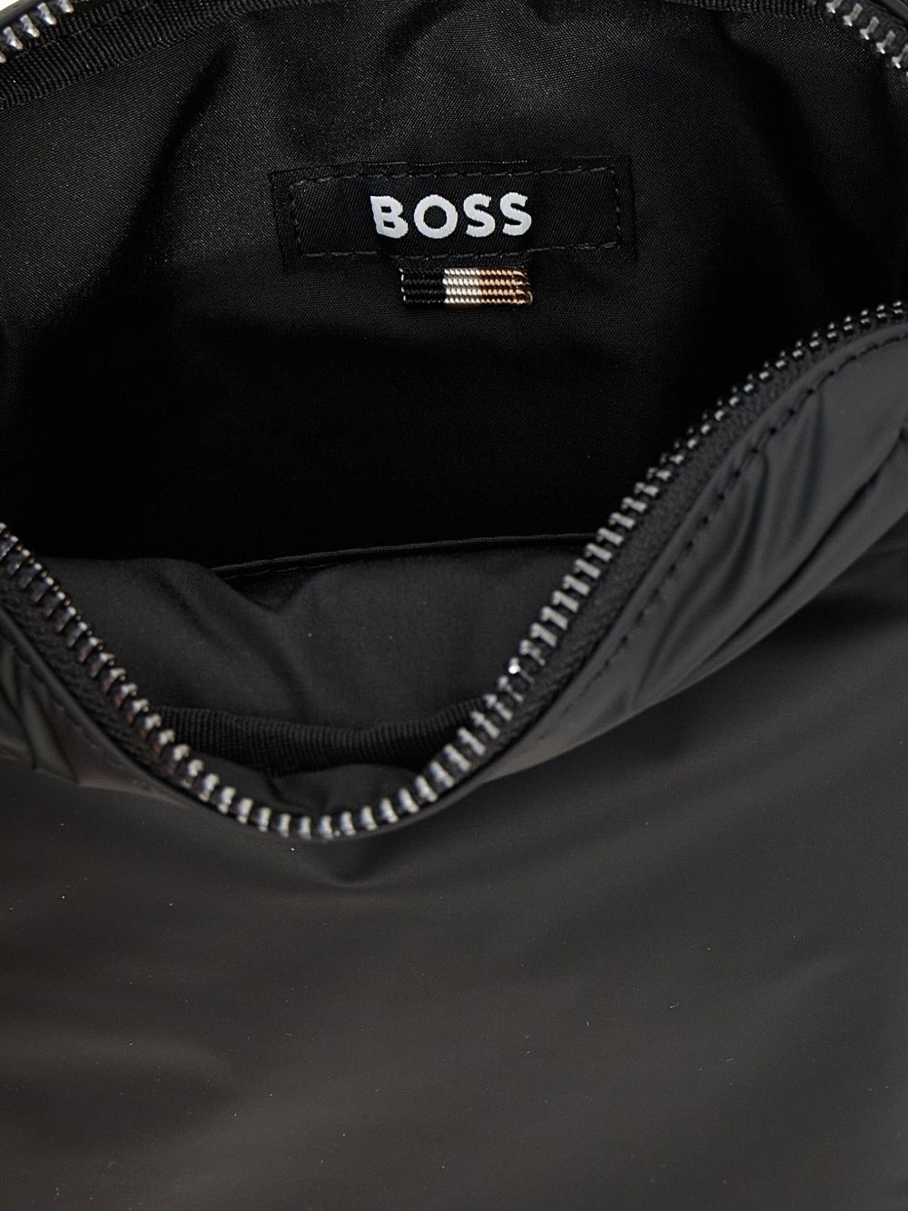 logo-appliqué messenger bag - 4