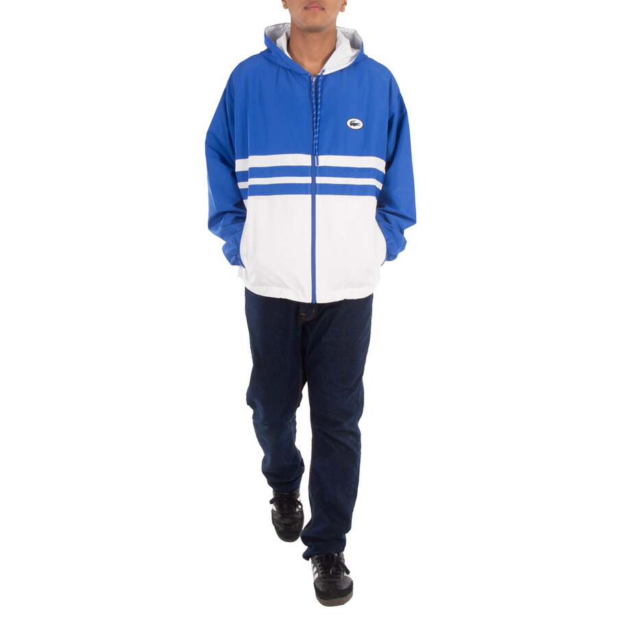 Lacoste Colorblock Hooded Windbreaker Jacket - 4