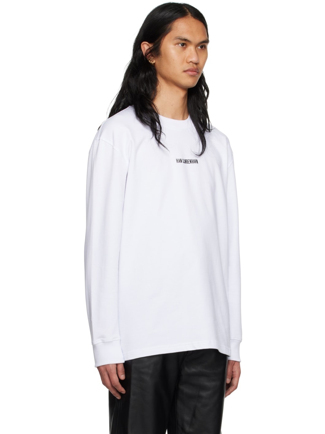 SSENSE Exclusive White Long Sleeve T-Shirt - 2