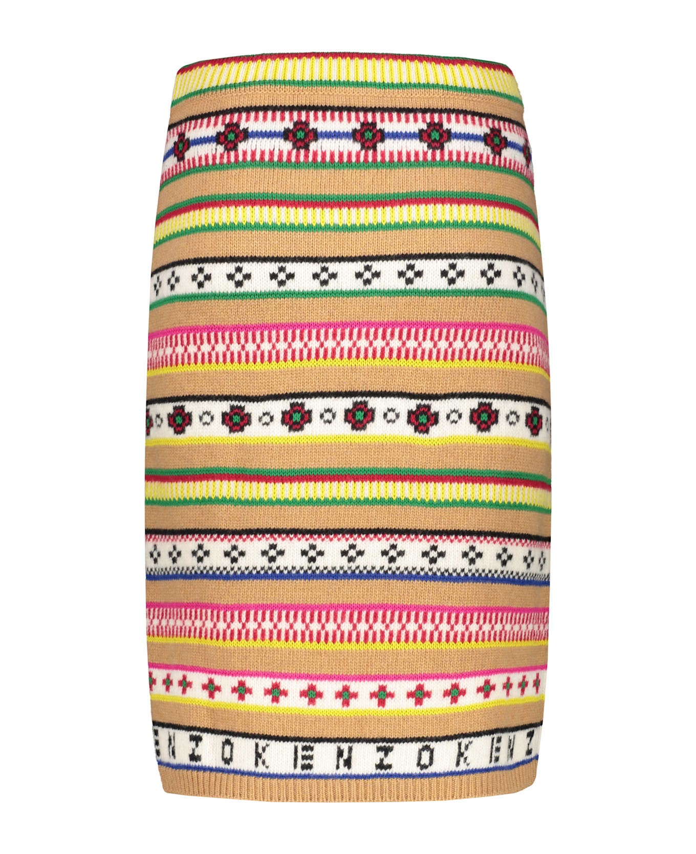 Jacquard Knit Skirt - 2
