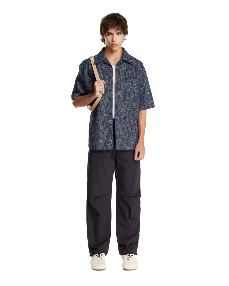 Bottega Veneta Blue Cotton Shirt outlook
