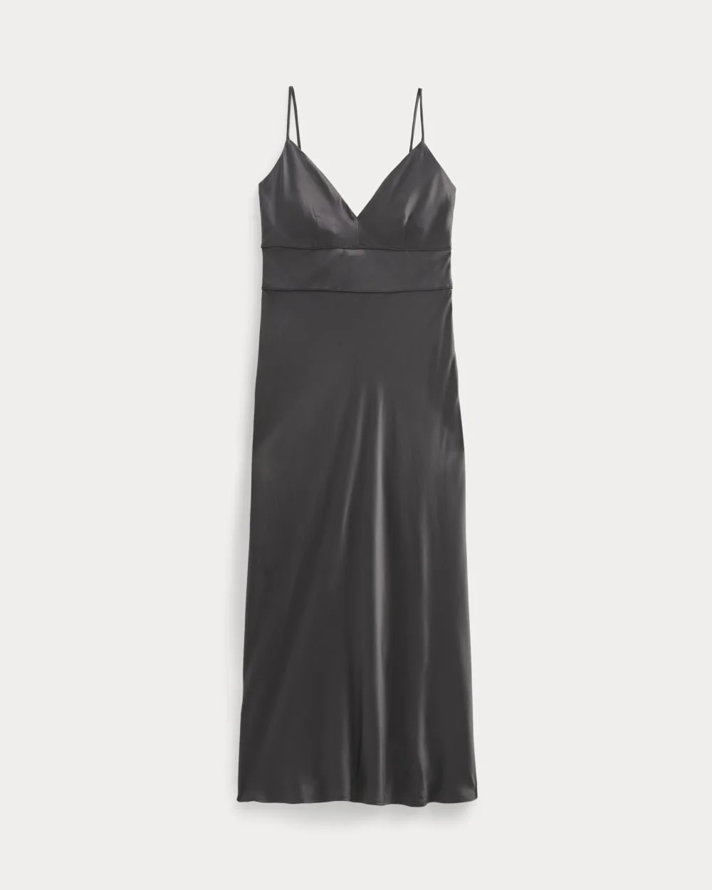 BIAS CUT SLIP DRESS IN SILK CHARMEUSE - 1