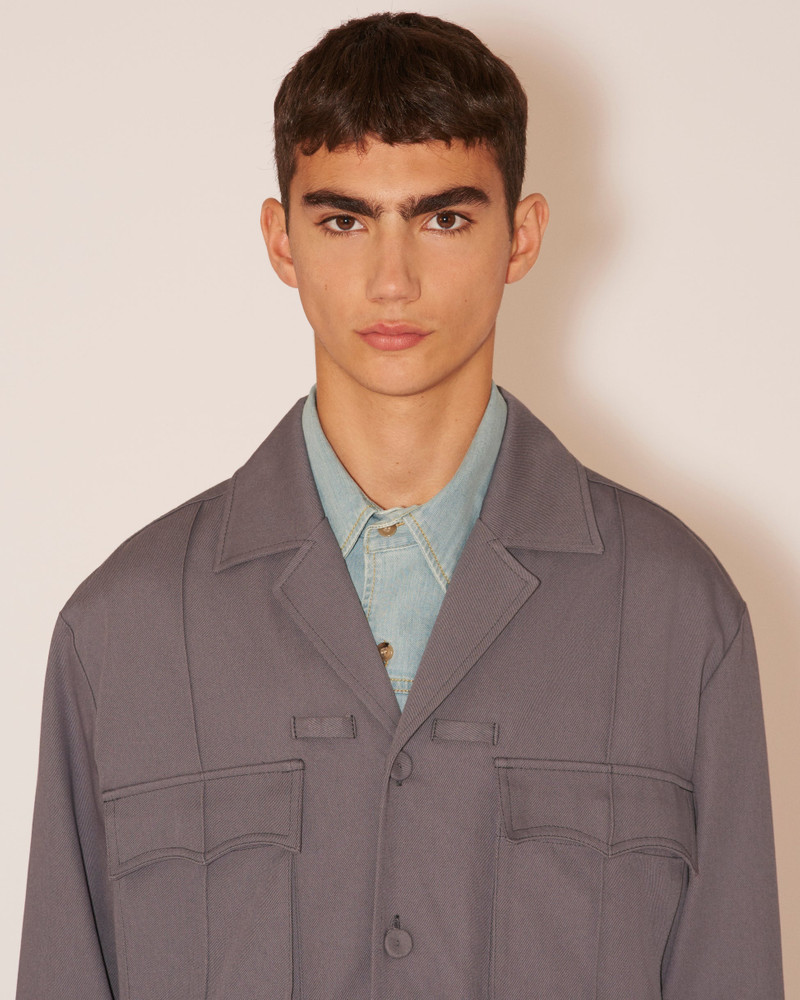 Nanushka Pintucked Twill Shirt outlook