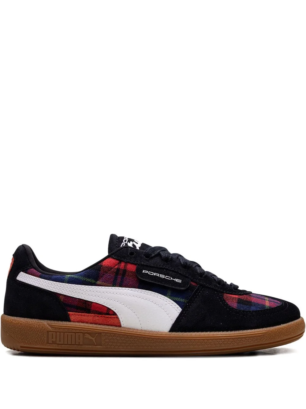 Porsche Legacy "Palermo - Tartan - Black/Red" sneakers - 1