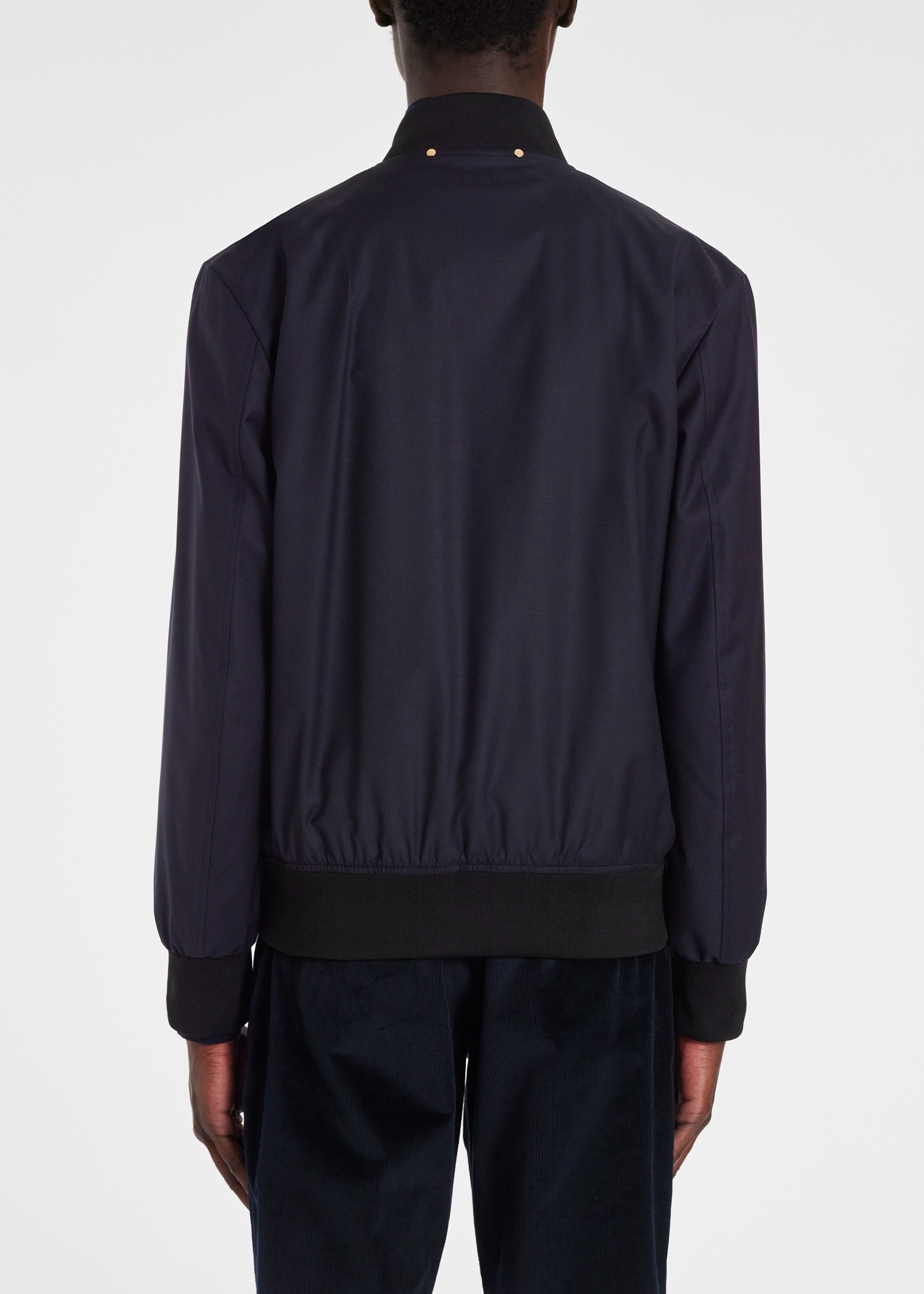 'Storm System' Wool Bomber Jacket - 7