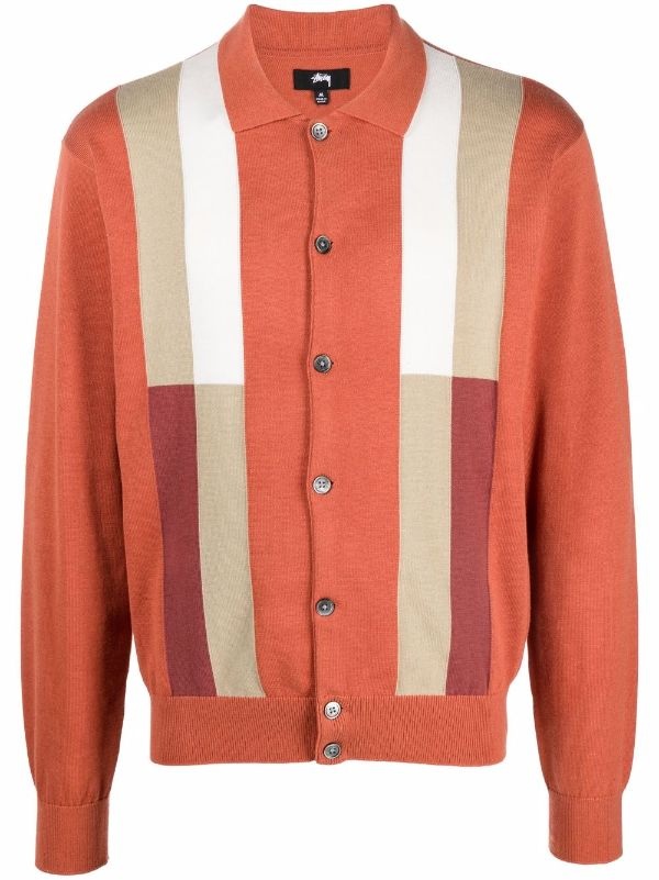 STUSSY Men Color Block Sweater - 5