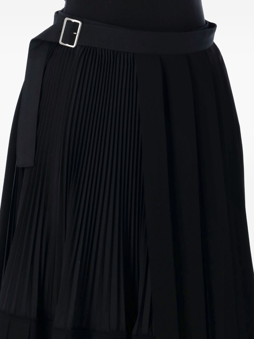 pleated midi skirt - 3