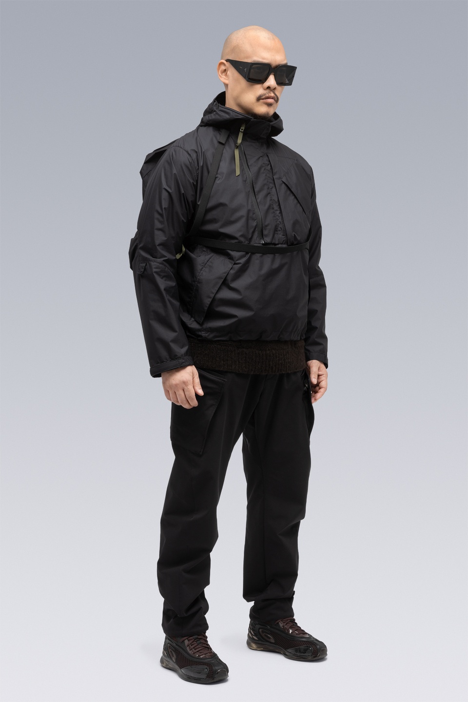 J87-WS 2L Gore-Tex Infinium™ Windstopper® Drop-In Shell Black - 25