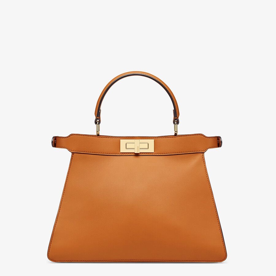 Brown leather bag - 6