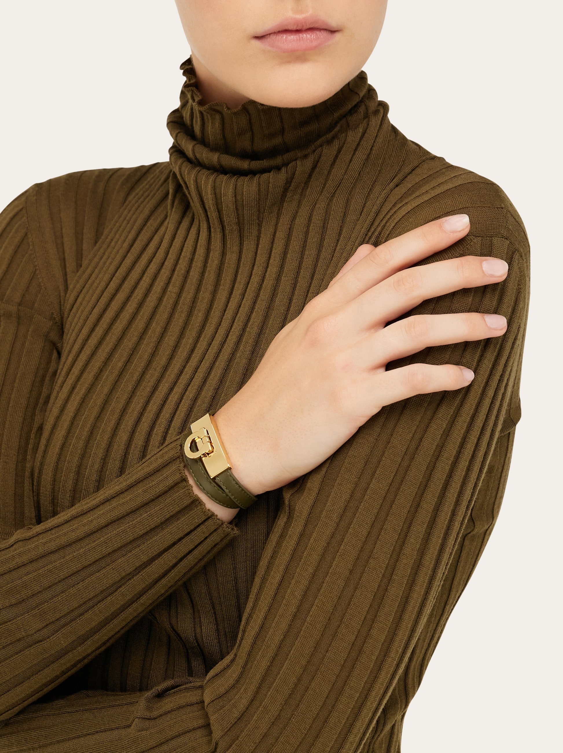 Gancini double twist bracelet - Mis 17 - 3