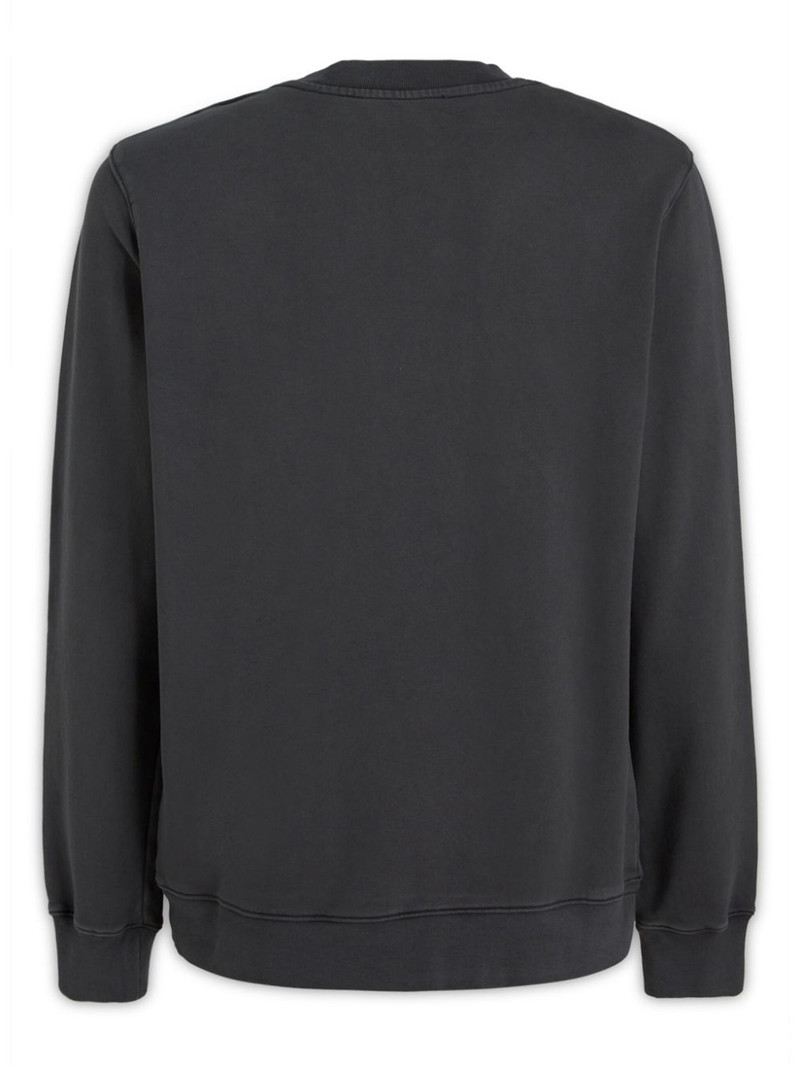 Moschino logo-embroidered sweatshirt outlook