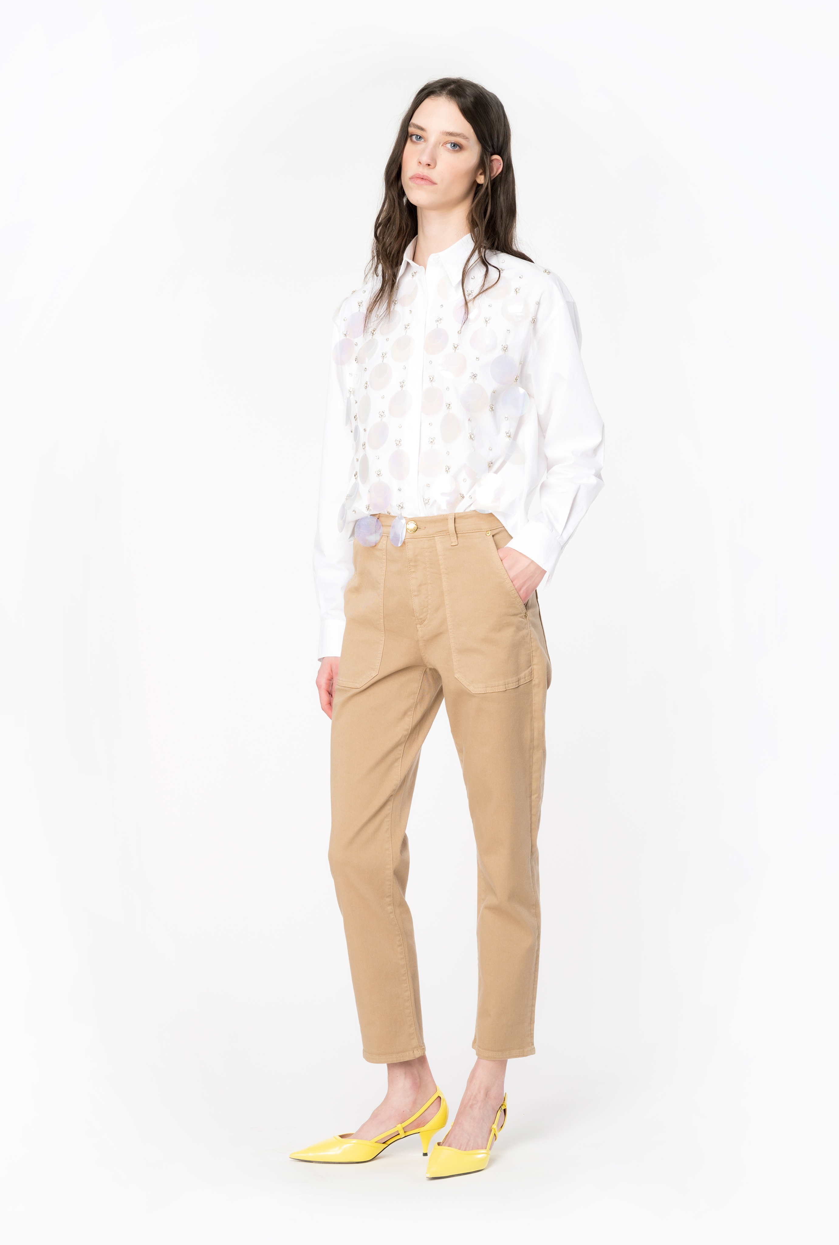 COTTON BULL CHINO-STYLE JEANS - 4